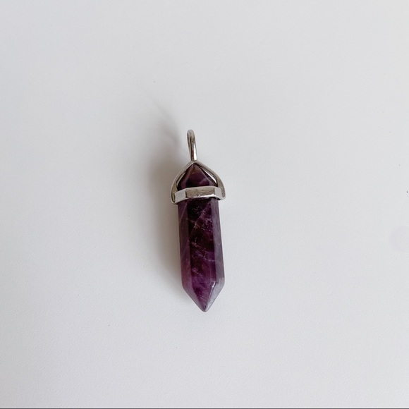 Amethyst Quartz Charm - Picture 3 of 4